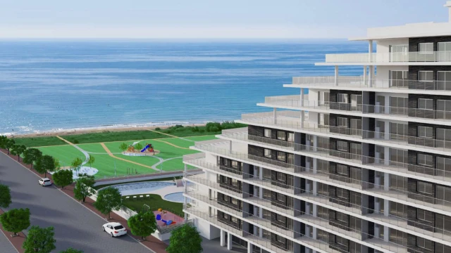 Новая квартира в большом красивом комплексе у моря