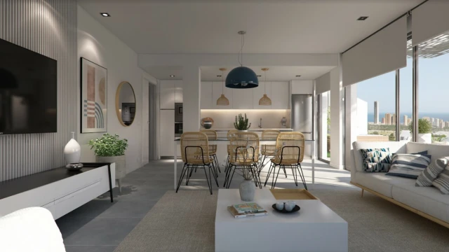 Апартаменты класса люкс в городе Бенидорм