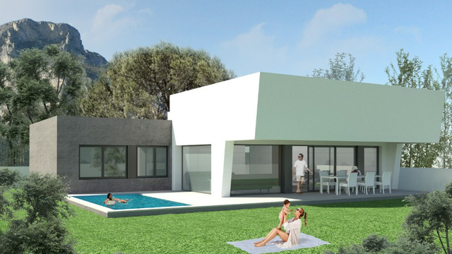 Nueva villa de estilo moderno con piscina en Orihuela Costa - 36