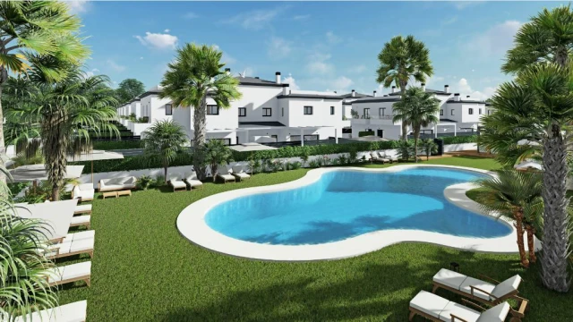 Современный смежный дом в городе Гран-Алакант