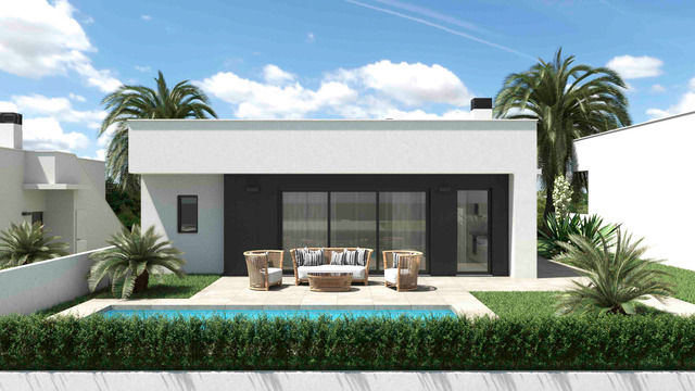 Modern style villa with large terrace in Alhama de Murcia - 1