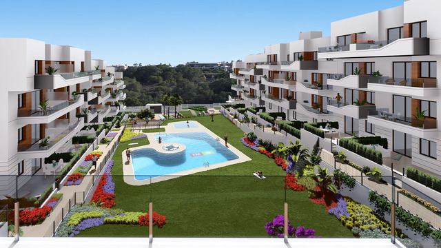 Apartments with garden in Orihuela Costa - 1