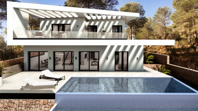 Роскошная вилла с видом на море в районе Алтея Хиллс