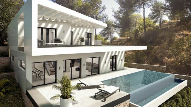 Роскошная вилла с видом на море в районе Алтея Хиллс