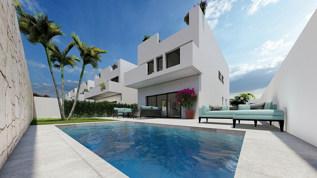 Modern villa with pool in El Albir  - 12