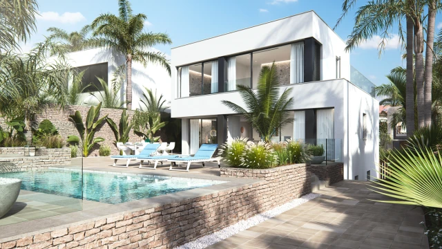 Вилла класса люкс на первой линии моря