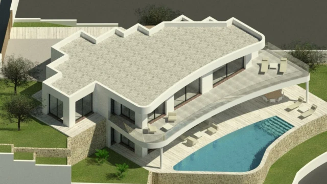 Роскошная вилла с видом на море в Moraira