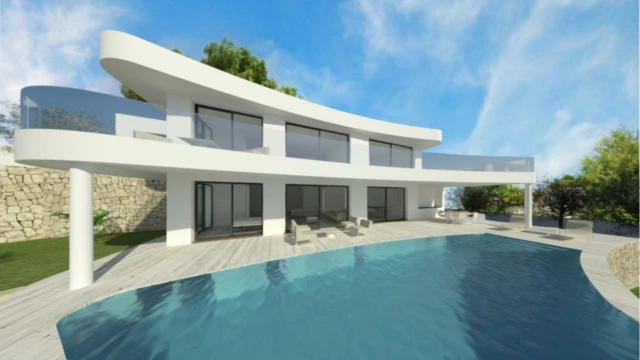 Роскошная вилла с видом на море в Moraira