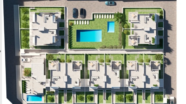 Современная вилла с садом и частным бассейном в Ориуэла