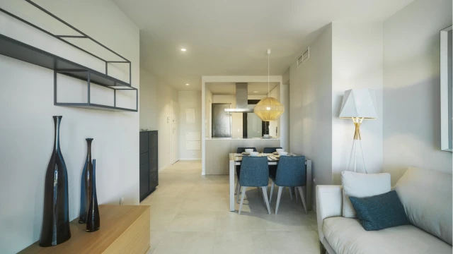 Квартира в новом доме с собственным садом в Pilar de la Horadada