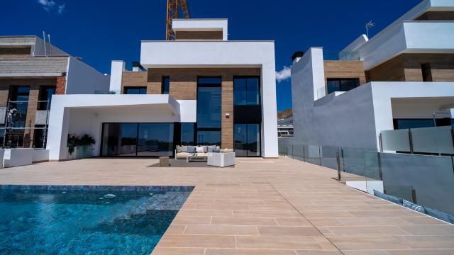 Villa moderna con piscina con vistas al mar en Moraira - 16