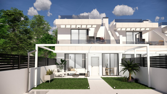 Bungalow in a modern style in a residential complex from a developer in the city of Finestrat - 13