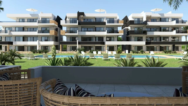 Новые апартаменты под ключ в Ориуэла Коста