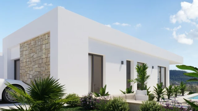 Новая вилла в уникальном месте в городе Бенидорм