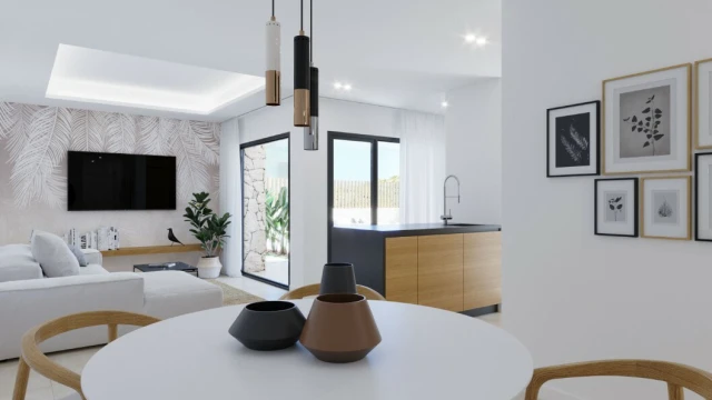 Новая вилла в уникальном комплексе в городе Бенидорм