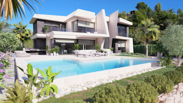 Luxury villa with a large plot on the beach in the city of Altea - 14