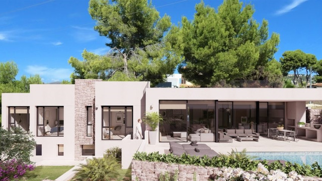 New luxury villa by the sea in the city in Moraira, in the exclusive area of Moravit - 13