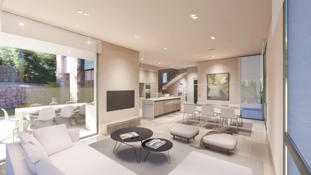 Luxury villa with mountain and sea views in Calpe