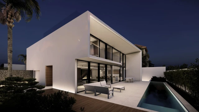 Вилла на берегу Средиземного моря в городе Эль Альбир