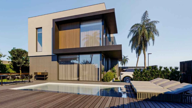 Новая вилла на берегу Средиземного моря в городе El Albir