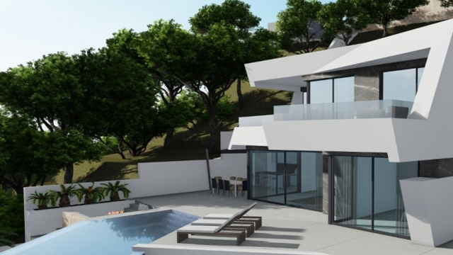 Villa with garden and pool on the second line of the sea in the city of Cabo Roig. - 14