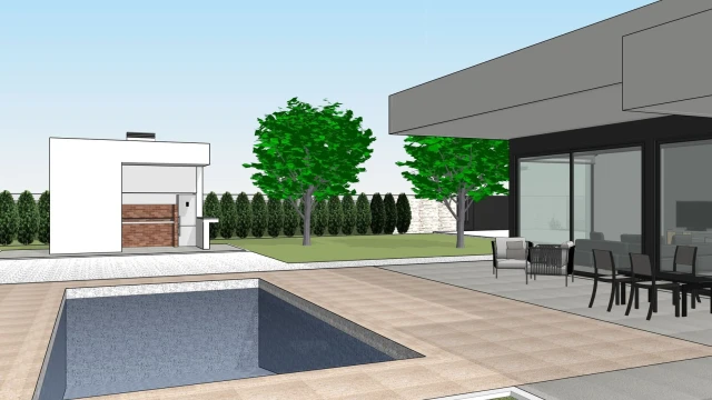 Вилла в современном стиле с большим участком в городе El Pinós