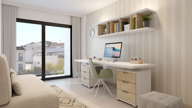 Комфортабельные апартаменты с тремя спальнями на берегу моря в Аликанте