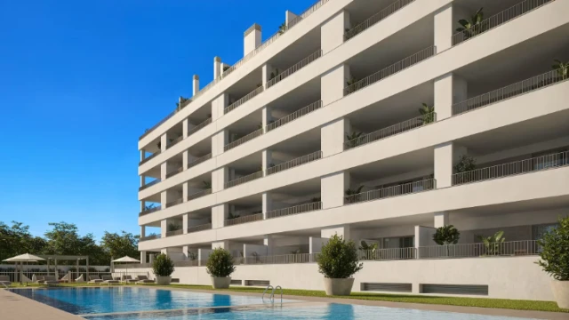 ​Апартаменты с двумя спальнями закрытом комплексе не далеко от Валенсии