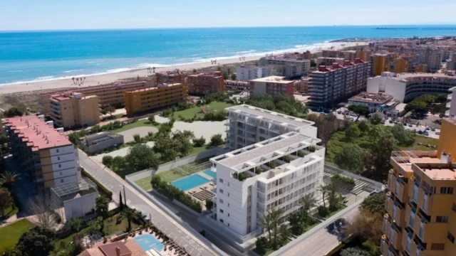 ​Апартаменты на третьем этаже в новом комплексе не далеко от Валенсии