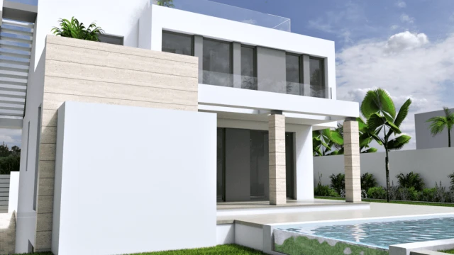 Современная вилла с тремя спальнями в городе Торревьеха