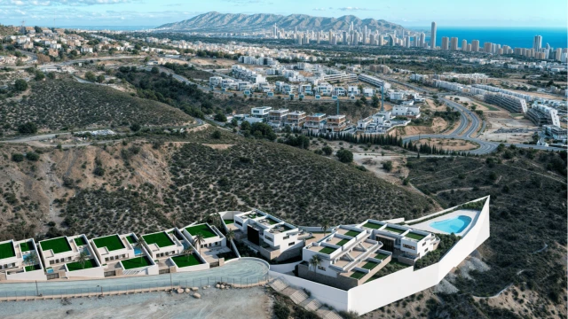 Бунгало с тремя спальнями в комплексе от застройщика в городе Финестрат