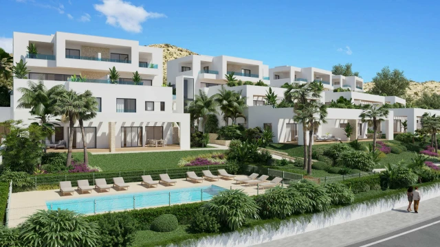 Апартаменты в красивом жилом комплексе в пригороде Аликанте в городе Monforte del Cid