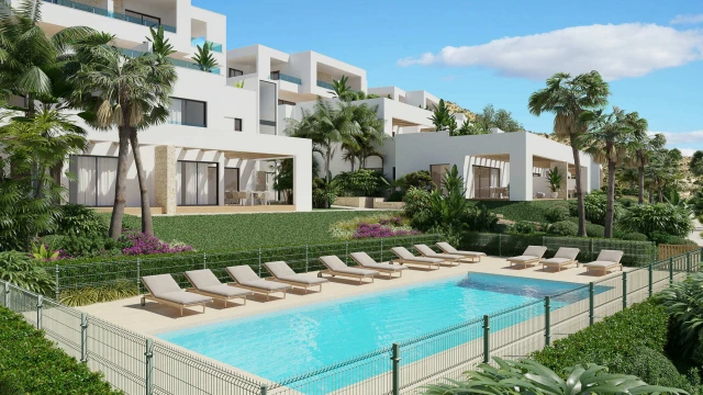 Апартаменты в красивом жилом комплексе в пригороде Аликанте в городе Monforte del Cid