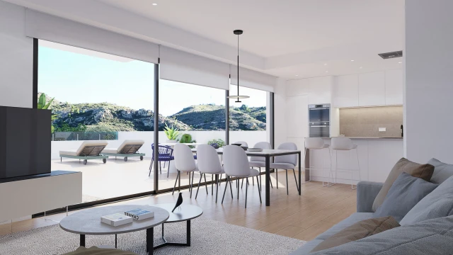 Апартаменты в красивом жилом комплексе в пригороде Аликанте в городе Monforte del Cid