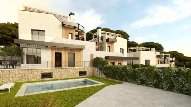 Новая вилла в пригороде города Бенидорм