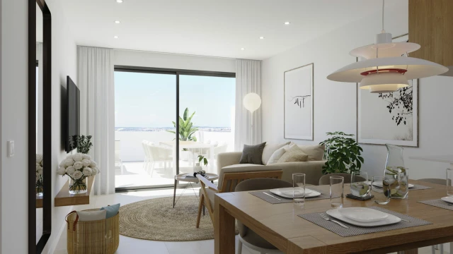 Двухэтажный дуплекс в шикарном жилом комплексе в городе Торревьеха