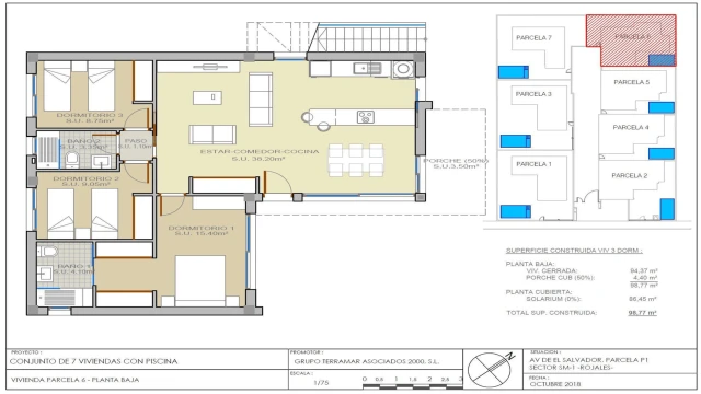 Новая вилла в жилом комплексе в городе Сьюдад Кесада