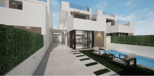 Villa en primera línea de la playa de Aguamarina en Dehesa de Campoamor - 14