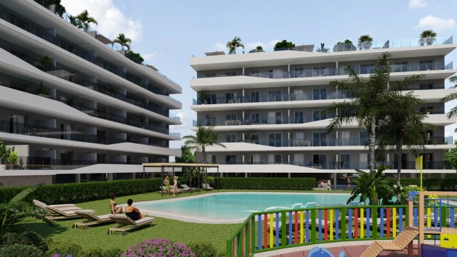 Новые апартаменты в городе Санта Пола