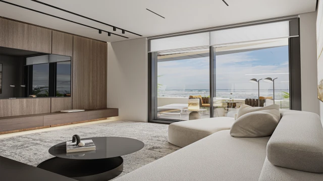 Apartamento con 3 dormitorios y vistas al mar en Calpe