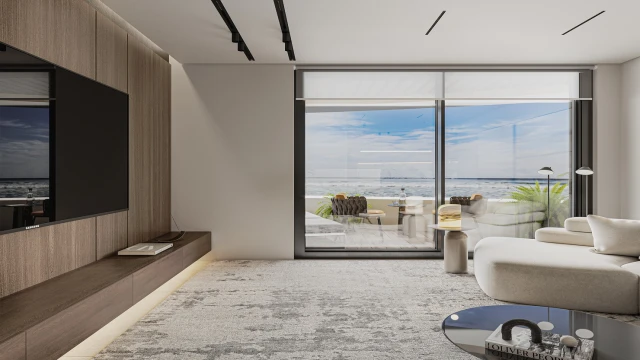 Apartamento con 3 dormitorios y vistas al mar en Calpe