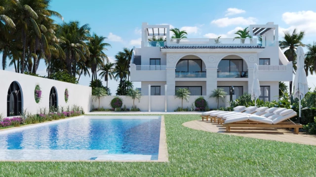 Новая квартира с собственным садом в Ciudad Quesada