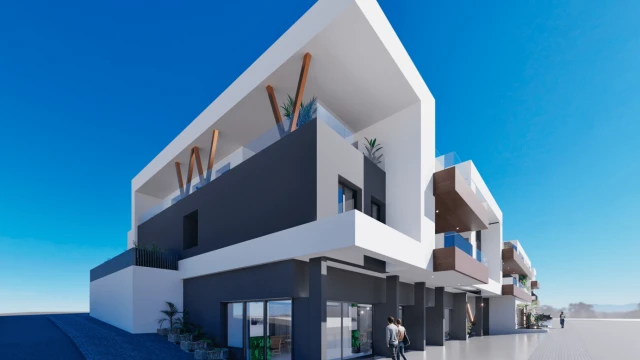 Новые апартаменты с двумя спальнями в городе Бенихофар