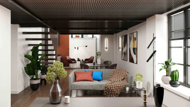 Квартира в стиле лофт с одной спальней в городе Аликанте