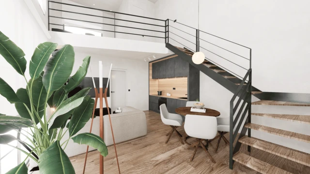 Новая квартира в стиле лофт в городе Аликанте