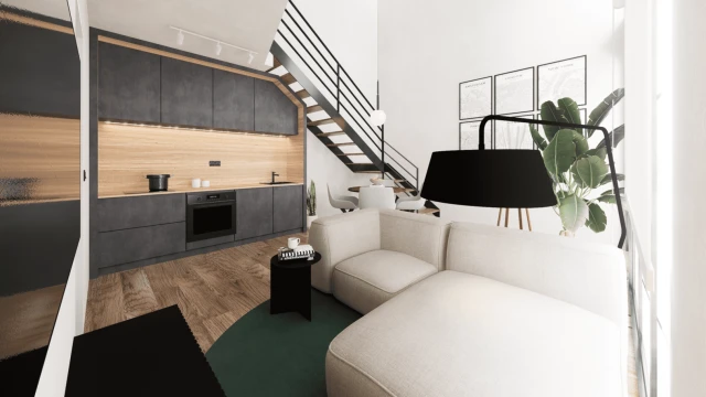 Новая квартира в стиле лофт в городе Аликанте