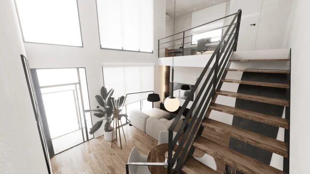 Новая квартира в стиле лофт в городе Аликанте