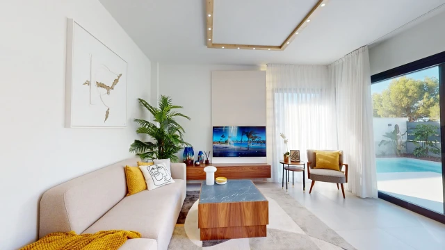 Роскошная вилла с бассейном в городе Лос Алькасарес