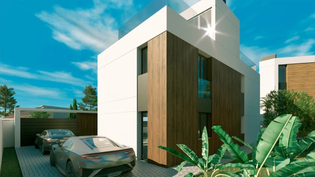 New villa in a luxurious residential complex in the city of Torrevieja