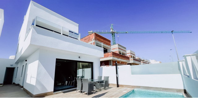 New villa in modern style in the Villamartin area. - 44